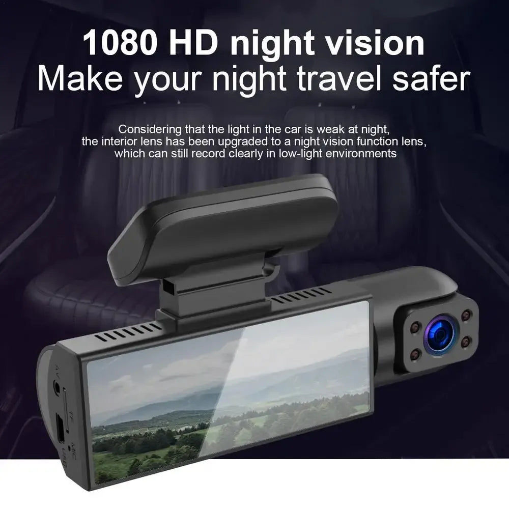 Dual Lens Car Dash Cam